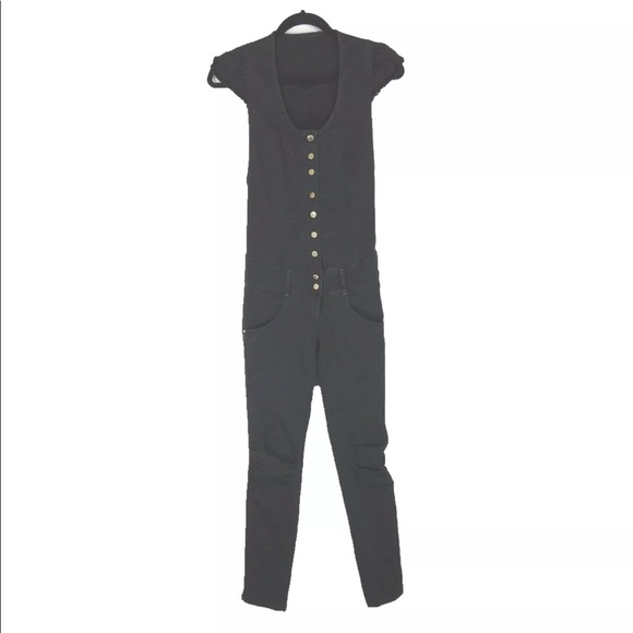 met jeans jumpsuit